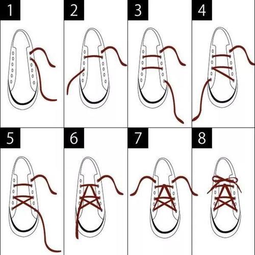 系鞋带方法