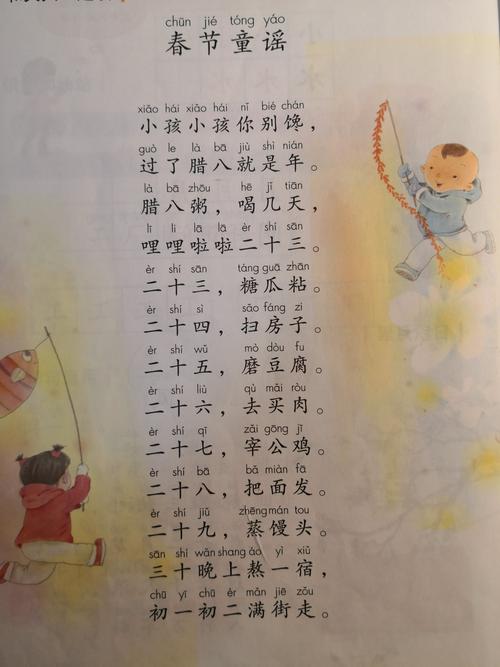 春节童谣儿歌的相关图片
